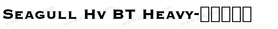 Seagull Hv BT Heavy字体转换